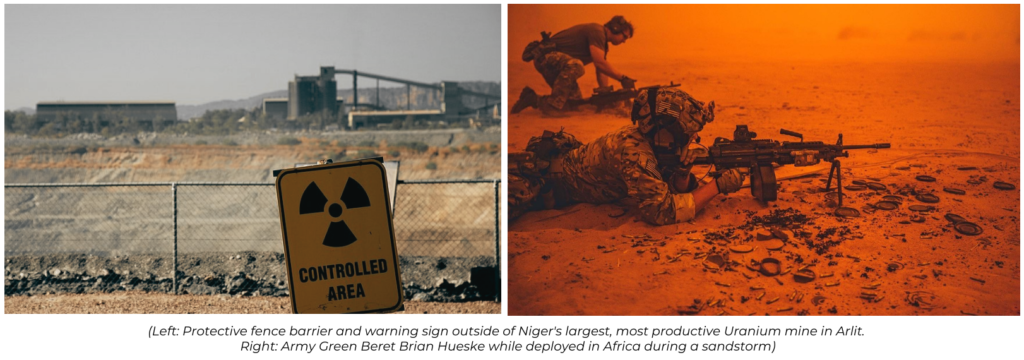 Air pollution in Arlit, Niger by the Uranium pit mine, and Special Operations 